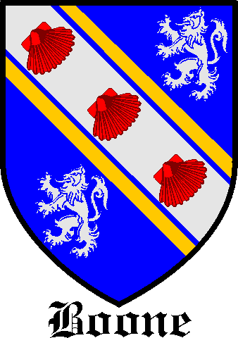 BOONE family crest