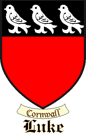 LUKE family crest