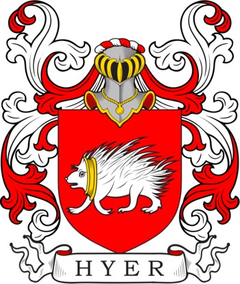 HYER family crest