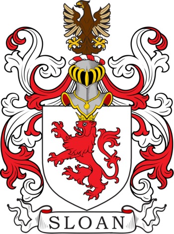 SLOAN family crest