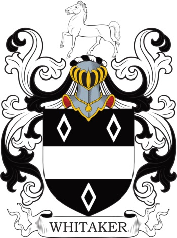 WHITAKER family crest