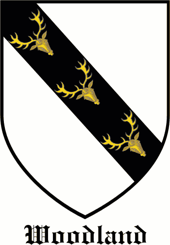 WOODLAND family crest